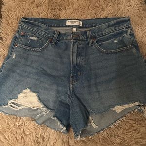 Abercrombie & Fitch The Boyfriend Shorts Midrise Size 12